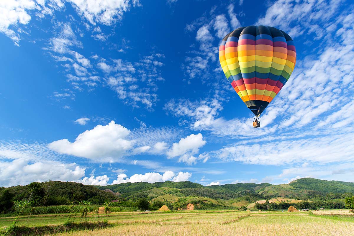 Math History: August Hot Air balloon