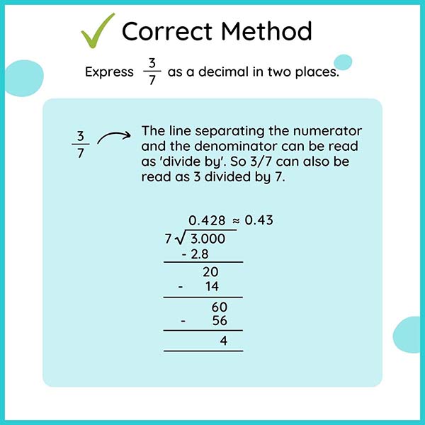 Common 4th Grade Math Mistakes Decimals and fractions solution