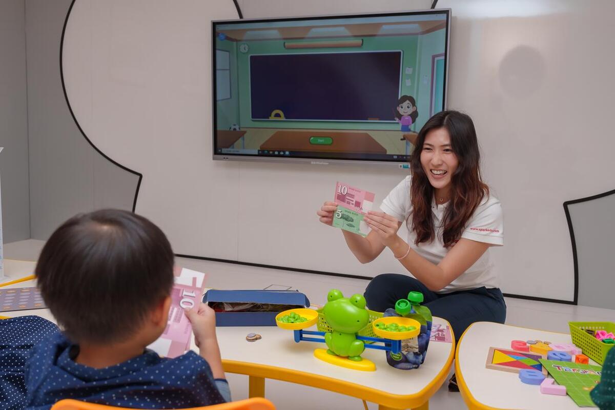 High-tech and high-touch classrooms in Spark Education Learning Centre Singapore