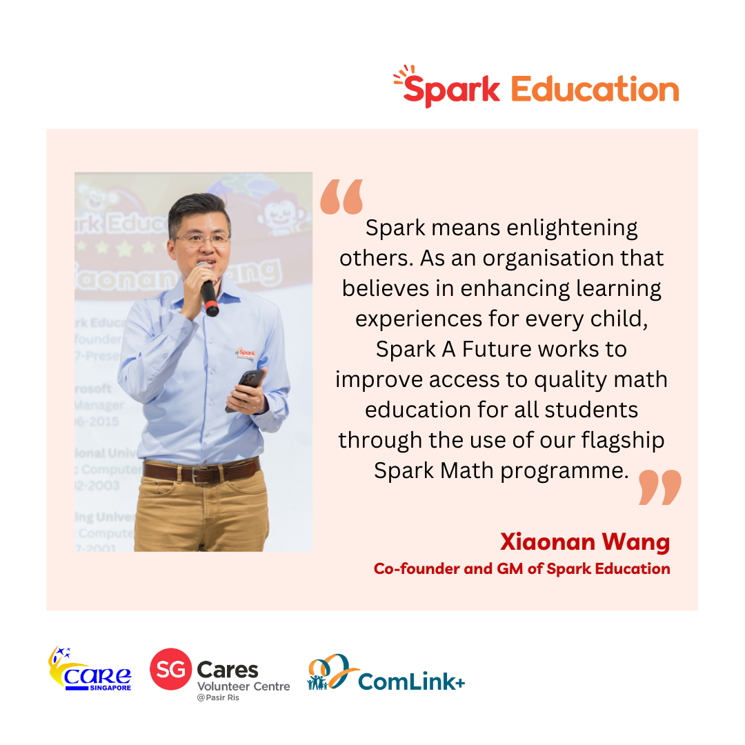 Spark a Future Scholarship 2024: Spark Education Ignites Educational Pathways for Under-privileged Students with CARE Singapore