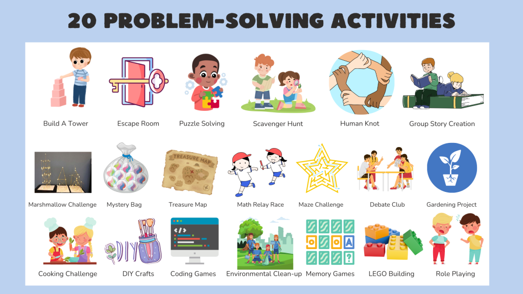 20 problem-solving activities for kids