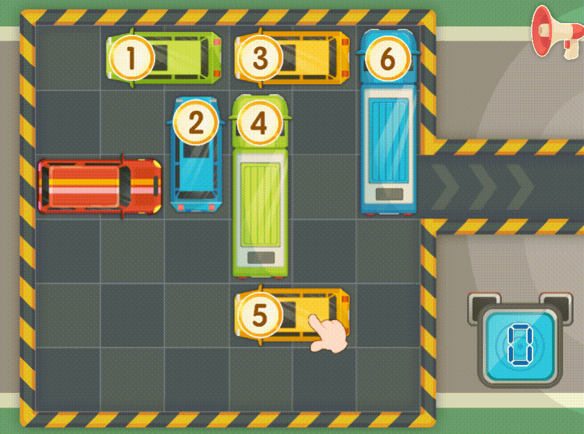 Gamified Learning: Reverse Thinking-Puzzle Game-Carpark Jam