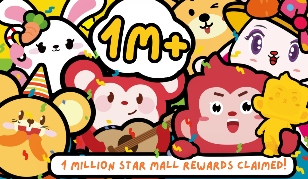 Star Mall has hit a home run: 1 million items redeemed!