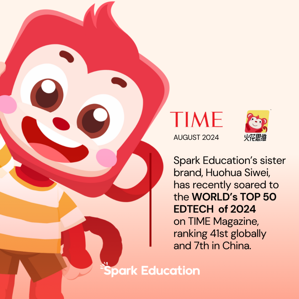 World's Top 50 Edtech Companies 2024 by TIME Magazine: Huohua Siwei by Spark Education Group