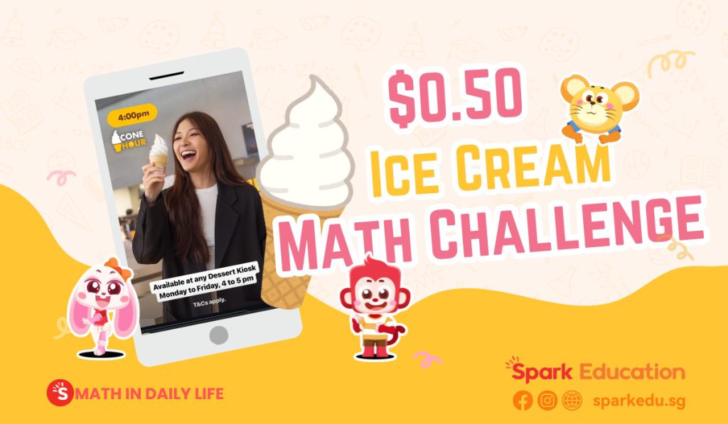 Make Math Fun with McDonald’s $0.50 Ice Cream Math Fun Challenge by Spark Education